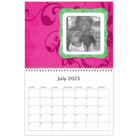 Calendar 2025 By Brooke Jul 2025