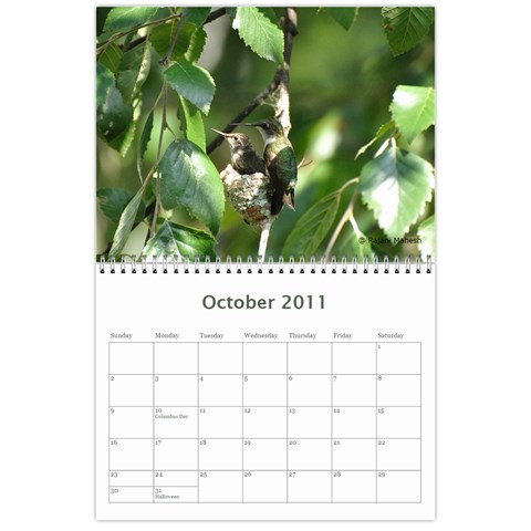 2011 Calender By Rajani Oct 2011