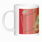 pink flowers luminous mug - Night Luminous Mug