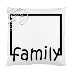 Family Pillow - Standard Cushion Case (One Side)