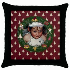 Christmas Cushion - Throw Pillow Case (Black)