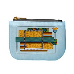 Blue Love Coin Purse - Mini Coin Purse