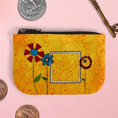 Yellow Flowers Coin Purse - Mini Coin Purse