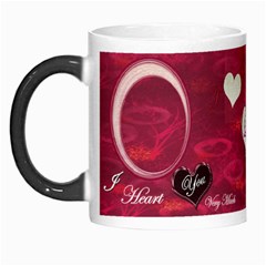 I Heart You Pink Custom Morph Luminous Mug