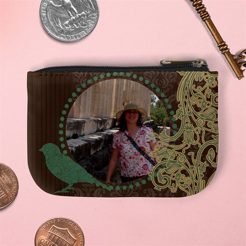 Art Deco Mini Coin Purse By Haley Bach Back