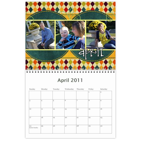 Calendar 2011 By Amanda Apr 2011