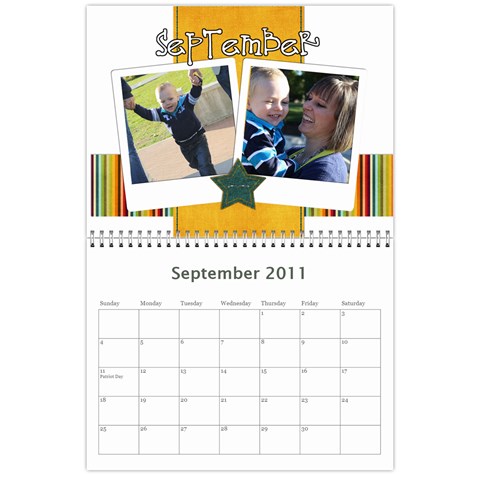 Calendar 2011 By Amanda Sep 2011