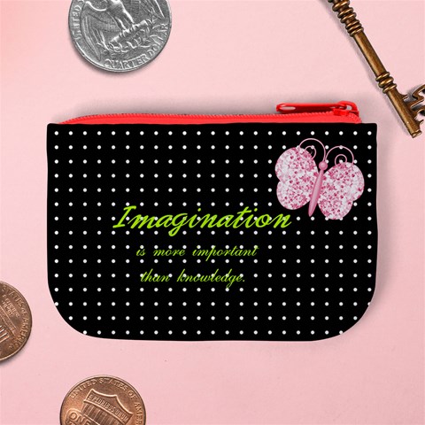 Name Mini Coin Purse 26 By Martha Meier Back