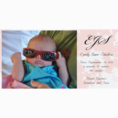 E2 By Sara Shelton 8 x4  Photo Card - 4