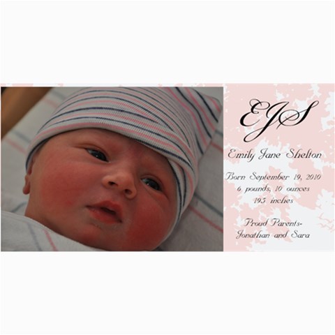 E2 By Sara Shelton 8 x4  Photo Card - 6