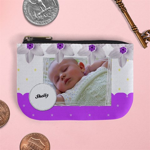 Shelly Mini Coin Purse By Carmensita Front