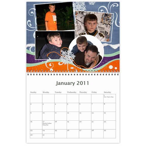 12mth Calendar By Terri Spears Jan 2011