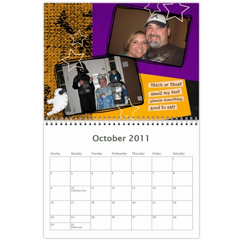12mth Calendar By Terri Spears Oct 2011