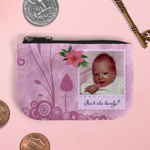 Isn t She Lovely Mini Coin Purse By Lil Front