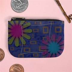 Flower Power mini coin purse