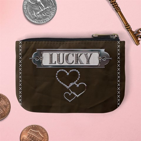 Lucky Bingo Mini Coin Purse By Lil Back