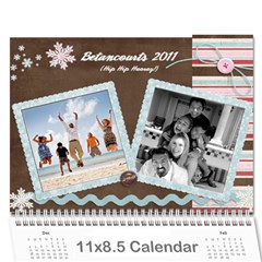 betancourt 2011 Calendar - Wall Calendar 11  x 8.5  (12-Months)
