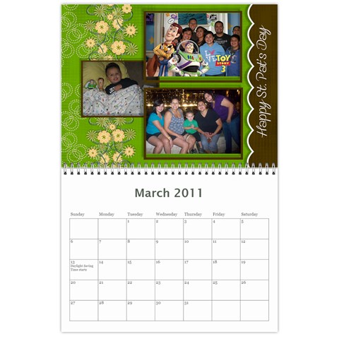 Betancourt 2011 Calendar By Karen Betancourt Mar 2011