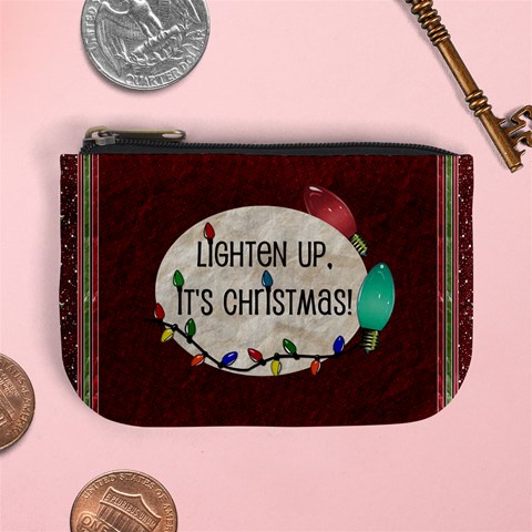 Lighten Up Mini Coin Purse By Lil Front