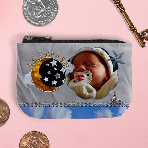 Wish Upon A Star Mini Coin Purse By Lil Front