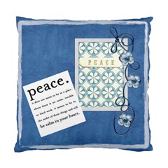 peace pillow - Standard Cushion Case (Two Sides)