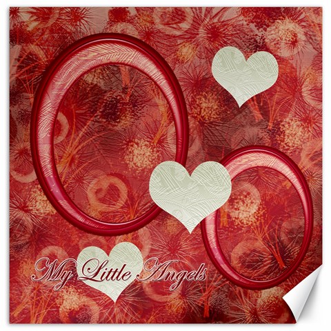 My Little Angels Red Pink 12x12 Canvas By Ellan 11.4 x11.56  Canvas - 1