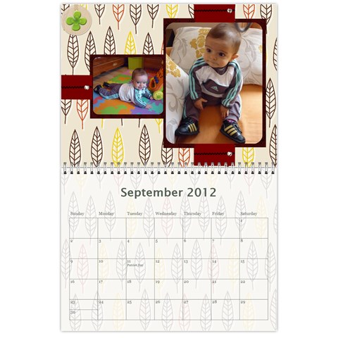 Family Calendar 2012 Sep 2012