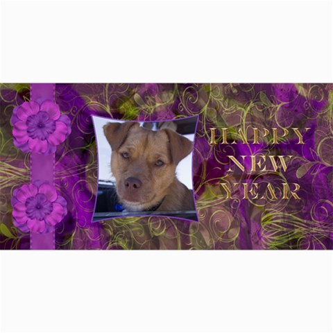 New Year 4x8 Card 3 By Joan T 8 x4  Photo Card - 1