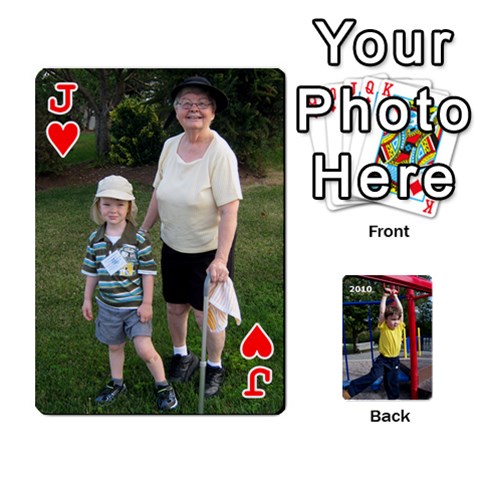 Jack 54 Playing Cards 2010 Final By Darleen Fagan Front - HeartJ