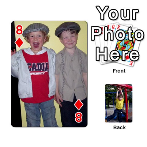54 Playing Cards 2010 Final By Darleen Fagan Front - Diamond8