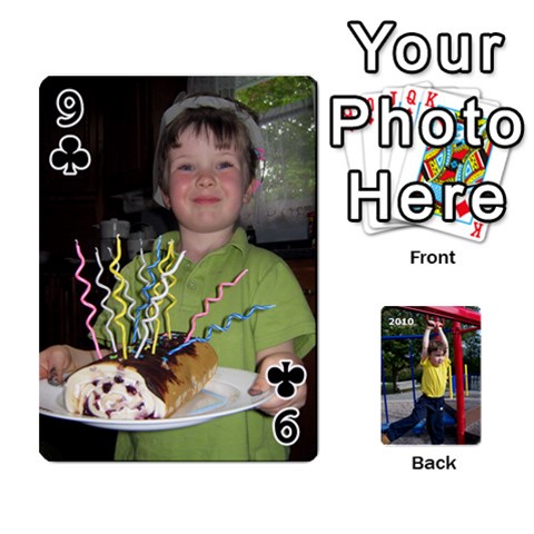 54 Playing Cards 2010 Final By Darleen Fagan Front - Club9