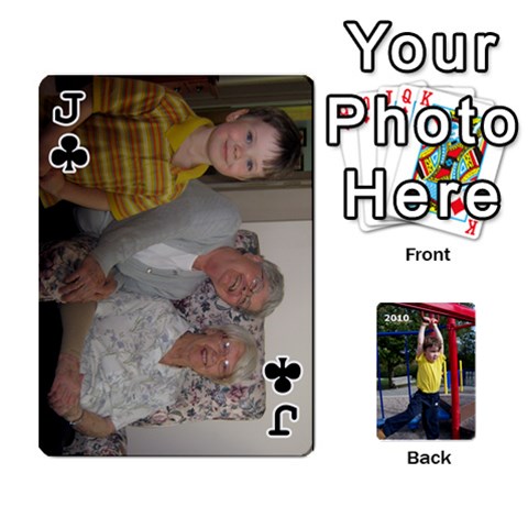 Jack 54 Playing Cards 2010 Final By Darleen Fagan Front - ClubJ