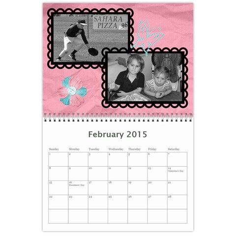 2015 Family Calendar By Martha Meier Feb 2015