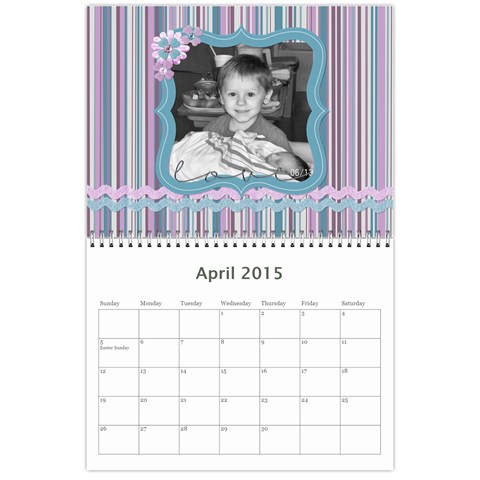 2015 Family Calendar By Martha Meier Apr 2015