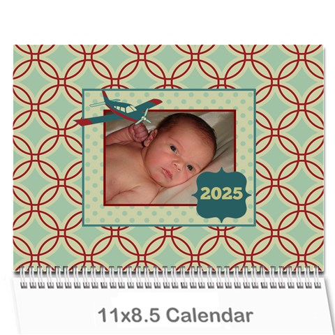2025 Airplane 12 Month Calendar By Klh Cover