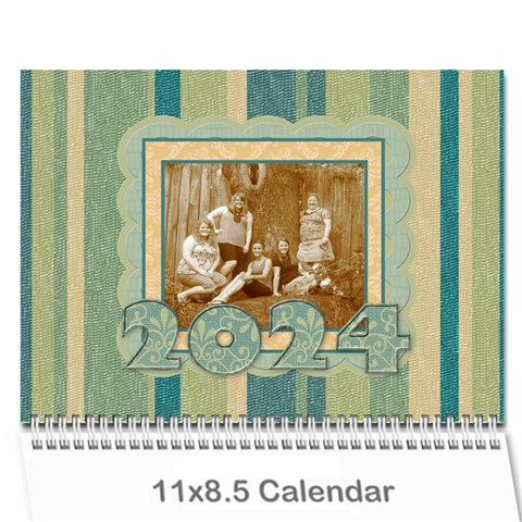 2024 Summer Breeze 12 Month Calendar By Klh Cover