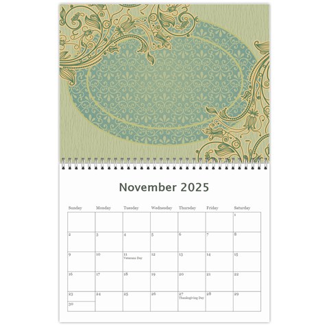 2025 Summer Breeze 12 Month Calendar By Klh Nov 2025