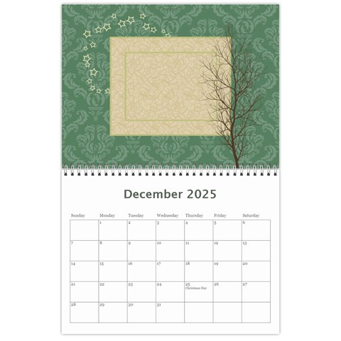 2025 Summer Breeze 12 Month Calendar By Klh Dec 2025