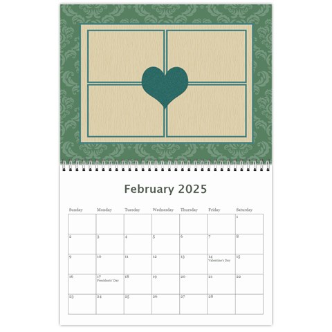 2025 Summer Breeze 12 Month Calendar By Klh Feb 2025