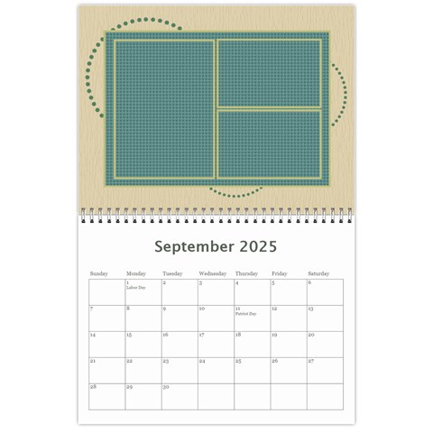 2025 Summer Breeze 12 Month Calendar By Klh Sep 2025