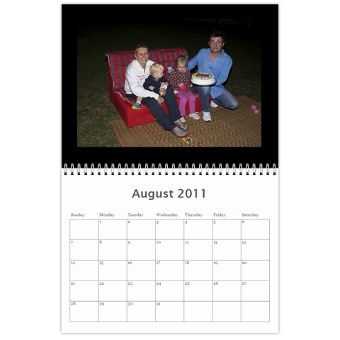 Calendar Nonni By Vittoria Aug 2011