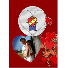 For You Valentine card - Greeting Card 5  x 7 