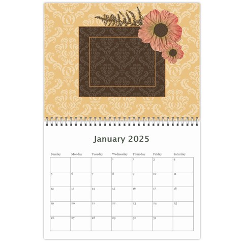 Heritage 12 Month Calendar By Klh Jan 2025