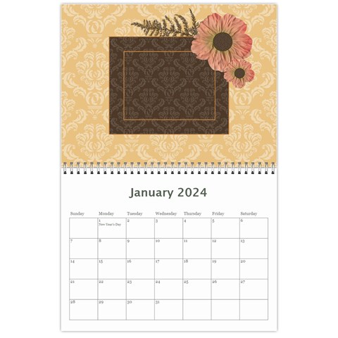Heritage 12 Month Calendar By Klh Jan 2024