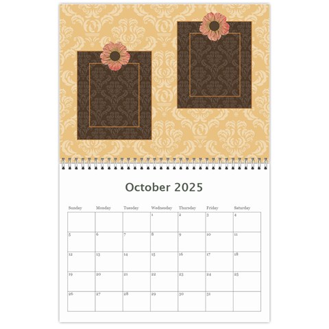 Heritage 12 Month Calendar By Klh Oct 2025