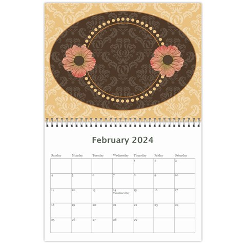 Heritage 12 Month Calendar By Klh Feb 2024