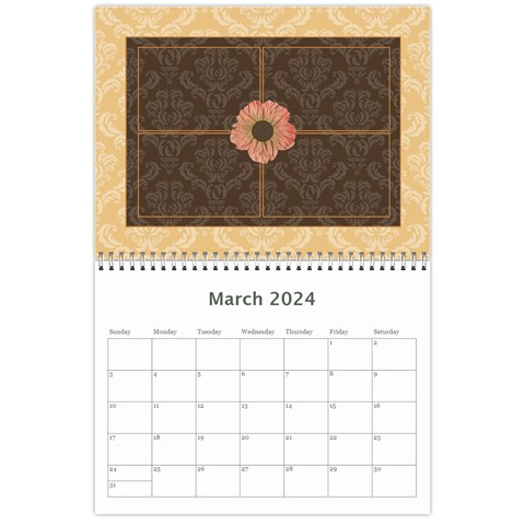 Heritage 12 Month Calendar By Klh Mar 2024