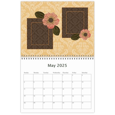 Heritage 12 Month Calendar By Klh May 2025