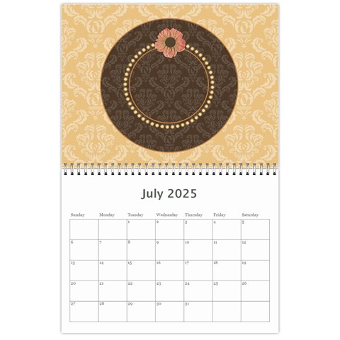 Heritage 12 Month Calendar By Klh Jul 2025