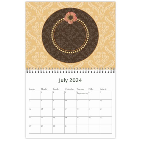 Heritage 12 Month Calendar By Klh Jul 2024